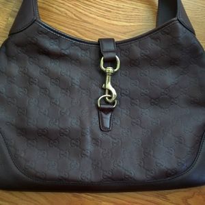 Gucci Jackie O Handbag Guccissima Leather medium